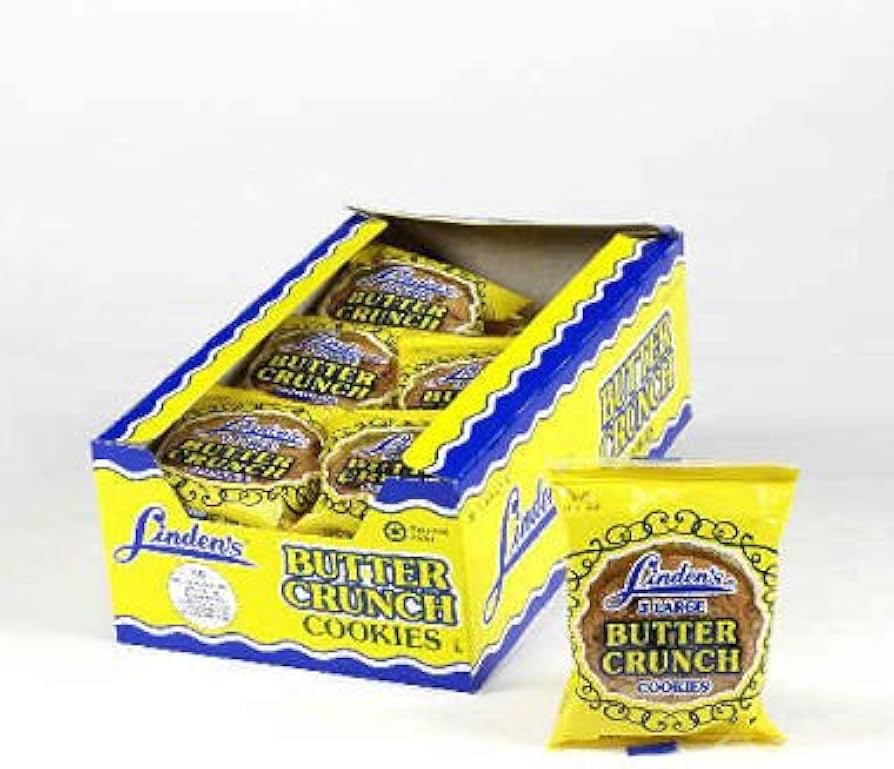 Amazon.com: LINDENS BUTTER CRUNCH 3PK 2 of BOX of 18 : Grocery